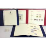 4 stamp albums with stamps