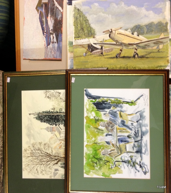 A miscellaneous Collection of watercolours