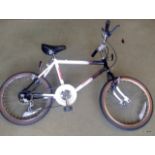 A Raleigh Mustang all Terrain BMX style 5 speed children's bicycle