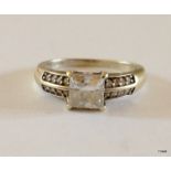 A 9ct gold ring size P