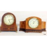 2 small mantle clocks (1 by Mappin and Webb)