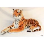 A large toy tiger (soft furnished) 45 x 83 x 30