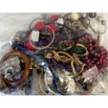 A mixed bag of costume jewellery