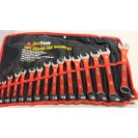 A 16 piece spanner set