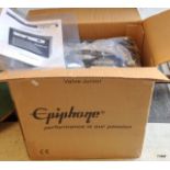 An Epiphone valve guitar amplifier 240v  boxed with instructions