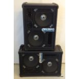 A pair of 2 x 12 P.A. Speakers by Carlsboro (150 watts)