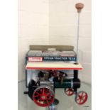 A boxed Mamod steam tractor TEIA with accessories 18 x 26 x 13cm