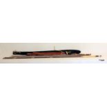 2 fly fishing rods including 1 x hardy Fibrolite perfection 10 1/2 ft and one other