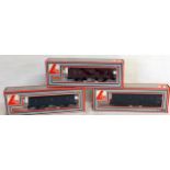 3 x Lima trains passenger coaches - 305356, 305360, 305357