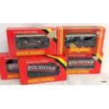 Hornby 00 5 x goods vans boxed