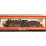 A Marklin Ho 3083 Locomotive and tender boxed and unused