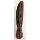 An African carved Tribal Art Wooden figure 47cm high