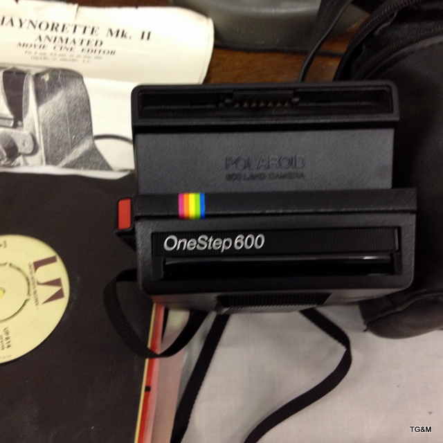 A collection of records games Poloroid camera and movie Cine editor - Image 2 of 3