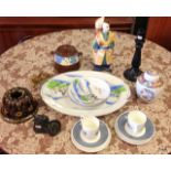 12 items of miscellaneous china and curios