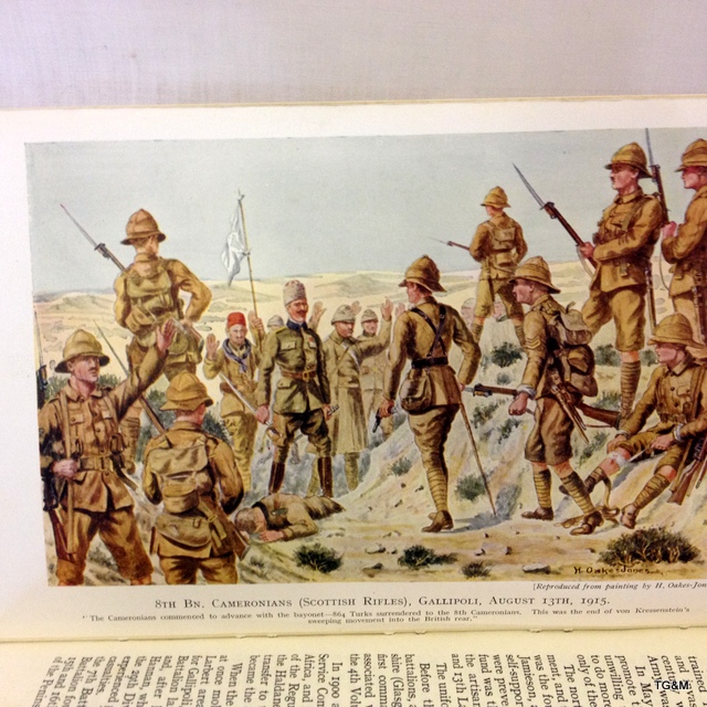 A short history of the Cameronians ( Scottish Rifles) printed in 1939, including insert book - Image 5 of 5