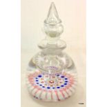 A Stourbridge Victorian glass paperweight, circa 1860