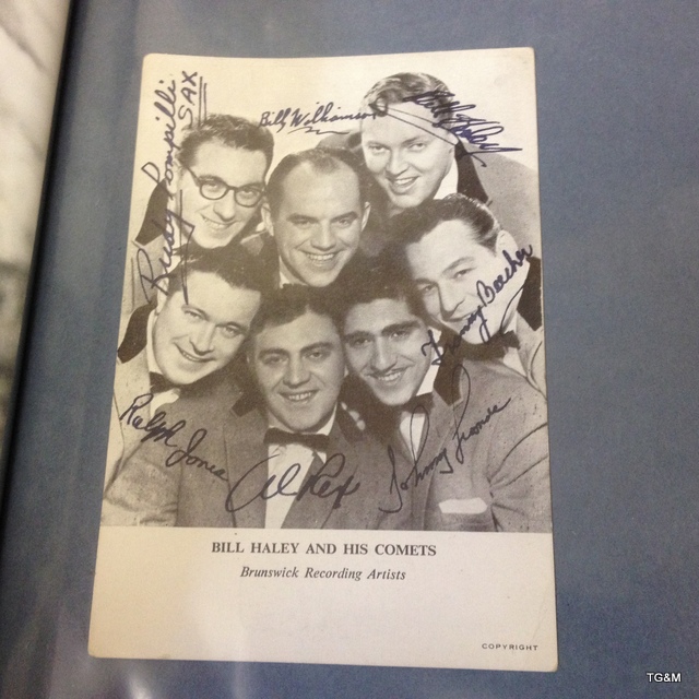 Signed pictorial autograph book to includes Bill Haley and his Comets, Stella Starr, Louis Walsh, - Image 3 of 6