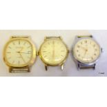 3 Gents watches minus straps to include Ingersoll, Sekonda and Avia
