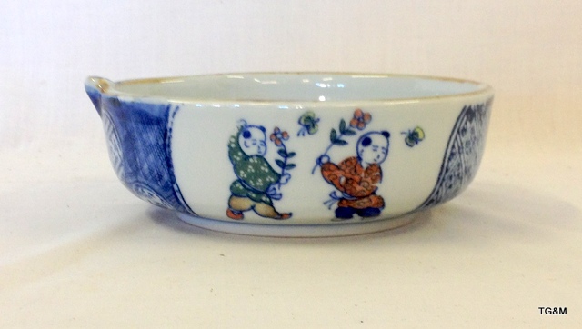 An Oriental rice bowl and Chinese Figure - Image 4 of 9