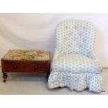 Nursing chair & footstool