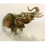 Royal Dux model of an elephant 20h x 26cm long