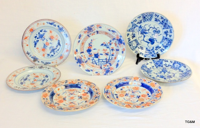 7 oriental plates