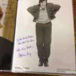 Signed pictorial autograph book to includes Bill Haley and his Comets, Stella Starr, Louis Walsh,
