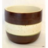 A Denby, England flower pot. 13 x 15cm