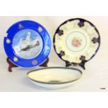 2 x Royal Worcester plates and 1 x bowl