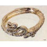 A snake diamante bracelet