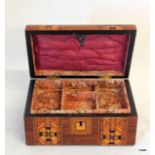 Tonbridge ware jewellery box