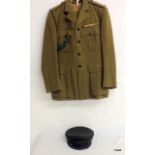 A Royal Green Jackets officers uniform consisting of Cap Jacket & Trousers