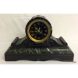 Slate marble clock