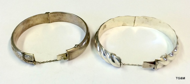 2 Silver Bracelets - Image 2 of 2