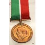 A WW1 Mercantile Marine medal named to George Jolly