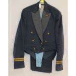 A Royal Air Force Flight Lieutenant Signaller mess dress uniform consisting of Jacket Waistcoat