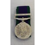 A court mounted General Service Medal with Northern Ireland clasp named to 24878603 Private PW