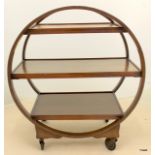 Art Deco 2 shelf Trolley 79 x 69 x43cm
 
Condition report
Overall in very good condition,