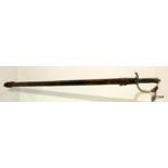 Rifle Regiment Officer's WW1 Era Sword. RB Rodda & Company Calcutta. Blade length 83.5cm.
 
Strung