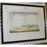 Roy Wilson - View of Arundel, 20th Century watercolour, signed, approx 16cm x 26cm, together with