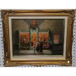 Deborah Jones - 'Toop and Crandle Antiques', oil on board, signed recto, titled label verso,