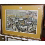 After Ken Howard - The Bank of England, 20th Century colour print, signed and editioned 438/500 in