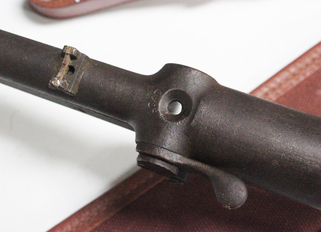 A .177 B.S.A. underlever air rifle, No. 11659, barrel length approx 49cm, bayonet type underlever - Image 2 of 4