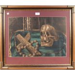 After Georges Braque - Vanitas, colour lithograph, produced in an edition of 70 circa 1939, approx