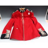 A post-1952 Coldstream Guards scarlet uniform.