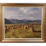 Donald M. Shearer - 'Nr. Strathpeffer', oil on canvas, signed recto, titled Frost & Reed label