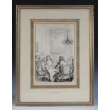 Ernest Howard Shepard - 'From Everybodys Pepys', pen and ink, circa 1926, signed, approx 28cm x 18.