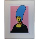 Nick Walker - Mona Simpson, colour serigraph published by P.O.W., signed and editioned 58/750 in