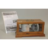 A late 20th Century German barograph by Veb. Feingeratebau, type 207M, within a hardwood case with