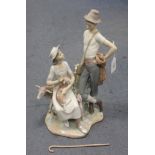 A Lladro porcelain figure group Serenity, No. 4903, boxed.